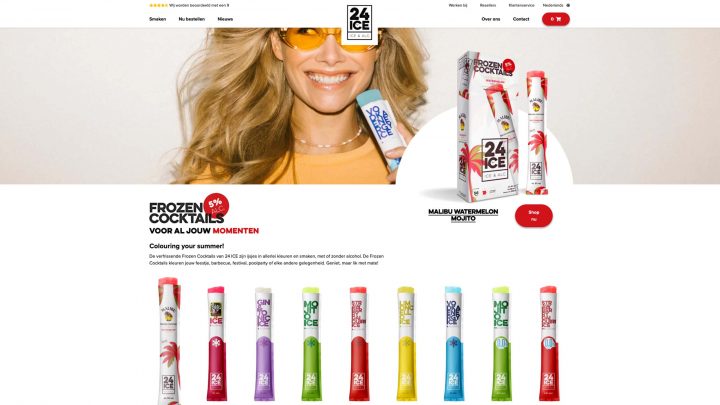 Een internationale webshop voor 24 ICE
