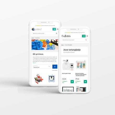 Maatwerk e-commerce software en meerdere webshops voor Karsten